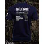 T-shirt CZ Operator Walther PDP Full Size 4.5 Professional ACRO black