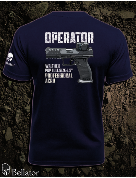 T-shirt CZ Operator Walther PDP Full Size 4.5 Professional ACRO black