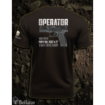 T-shirt CZ Operator Walther PDP Full Size 4.5 Professional ACRO black
