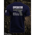 T-shirt CZ Operator Walther PDP Full Size 4.5 Two-Tone Gray Desert