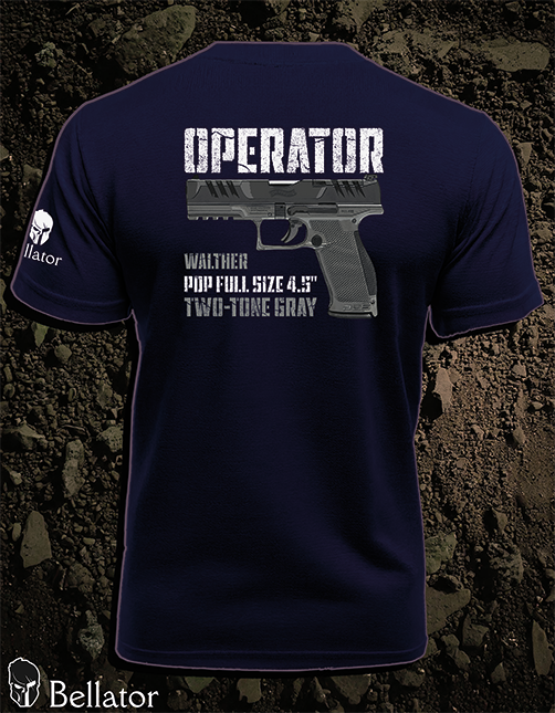 T-shirt CZ Operator Walther PDP Full Size 4.5 Professional ACRO black