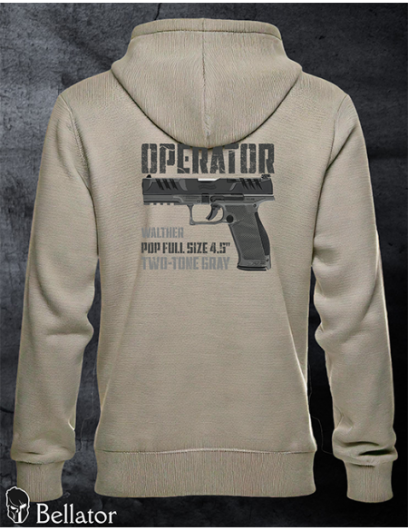 Sweatshirt Operator Walther PDP Full Size 4.5 Two-Tone Gray black