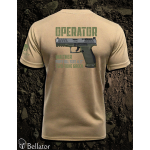 T-shirt CZ Operator Walther PDP Full Size 4.5 Two-Tone Green black