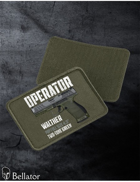 Patch Walther PDP Full Size 4.5 Two-Tone Green black