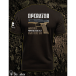 T-shirt CZ Operator Walther PDP Full Size 4.5 Two-Tone Green black