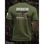 T-shirt CZ Operator Walther PDP Full Size 4.5 Two-Tone Green black