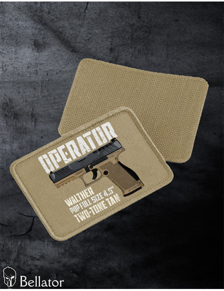 Patch Walther PDP Full Size 4.5 Two-Tone Gray black