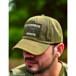 Hat with a lion mesh Conflict Olive