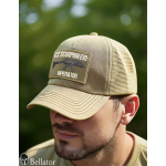 Hat with a lion mesh Conflict Olive