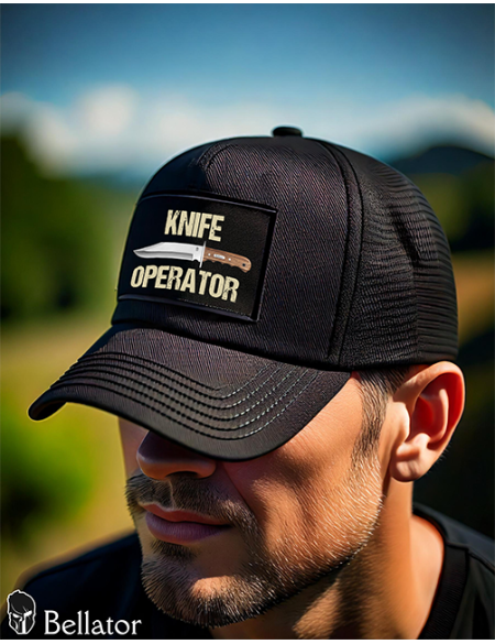 Hat with a lion mesh Conflict Olive