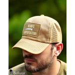 Hat with a lion mesh Conflict Olive