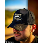 Hat with a lion mesh Conflict Olive