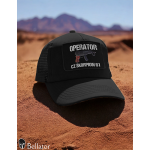 Hat with a lion mesh Conflict Olive