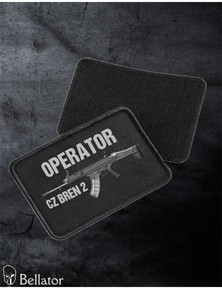 CZ Bren 2 patch with Velcro, black