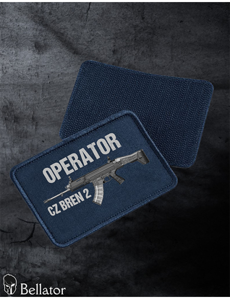 CZ Bren 2 patch with Velcro, black