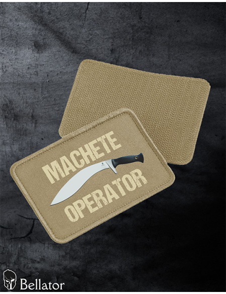 Machete Operator patch with velcro, black