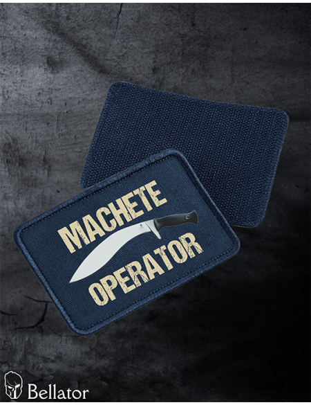Machete Operator patch with velcro, black