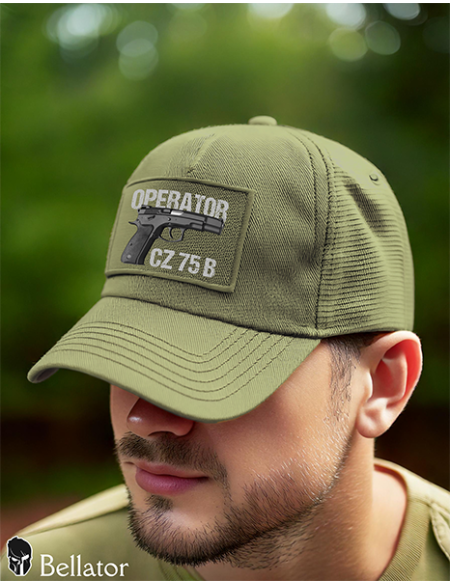 Operator CZ 75 B pro patch cap black