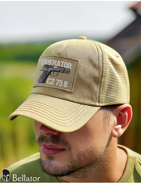 Operator CZ 75 B pro patch cap black