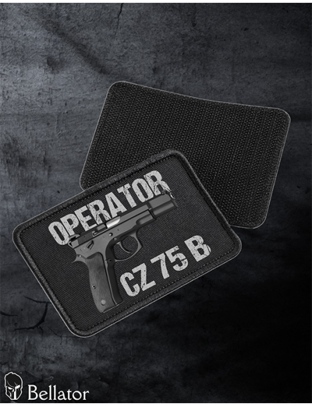 Patch CZ 75 P-01 with Velcro, black