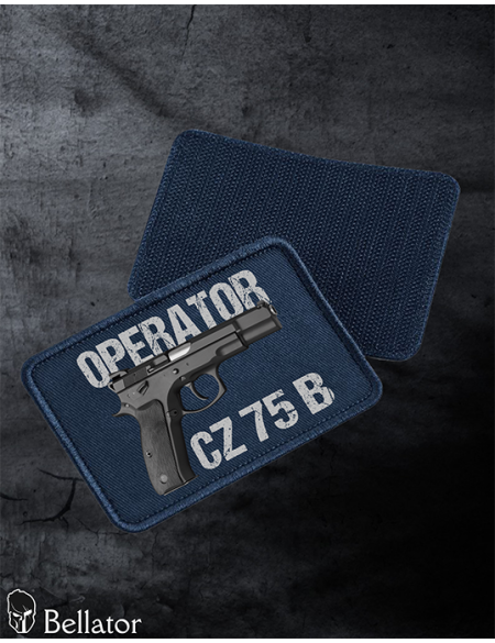 Patch CZ 75 P-01 with Velcro, black