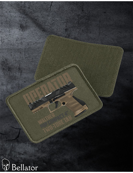 Walther PDP Compact 4 Two-Tone Tan Patch Black