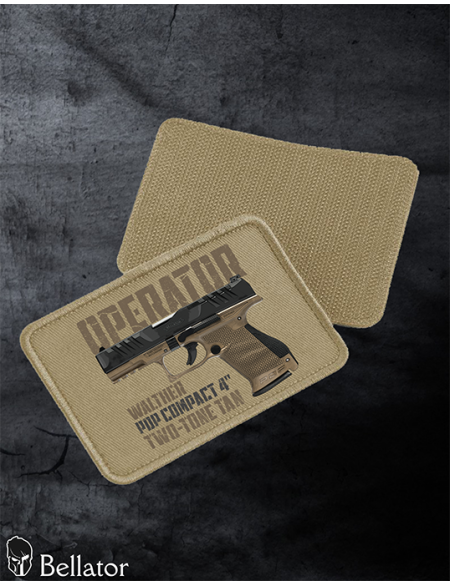 Walther PDP Compact 4 Two-Tone Tan Patch Black