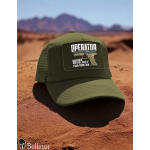 Walther PDP Full Size 5 Two-Tone Tan Cap with Patch Black