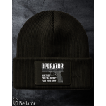 Knit Cap Operator Walther PDP Full Size 4.5 Two-Tone Tan Black