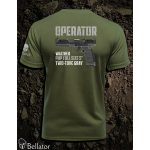 T-shirt Operator Walther PDP Full Size 5 Two-Tone Gray olive S
