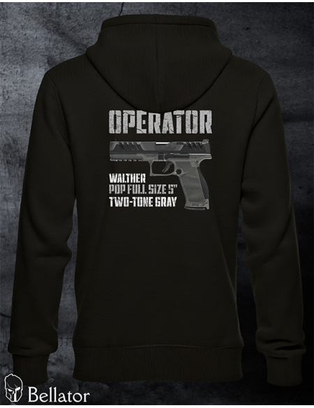 Sweatshirt Operator Walther PDP Full Size 5 Two-Tone Gray Black S