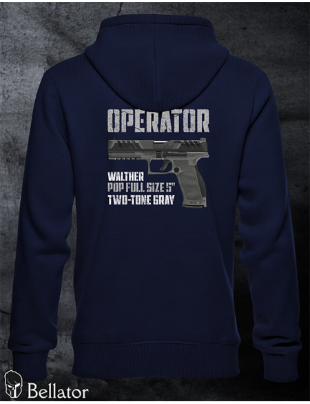 Sweatshirt Operator Walther PDP Full Size 5 Two-Tone Gray black