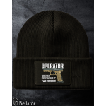 Knit Cap Operator Walther PDP Full Size 5 Two-Tone Tan Black