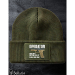 Knit Cap Operator Walther PDP Full Size 5 Two-Tone Tan Black