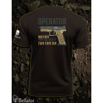 T-shirt Operator Walther PDP Full Size 5 Two-Tone Tan black