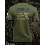 T-shirt Operator Walther PDP Full Size 5 Two-Tone Tan Olive