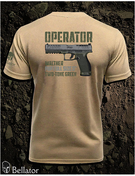 T-shirt Operator Walther PDP Full Size 5 Two-Tone Green black