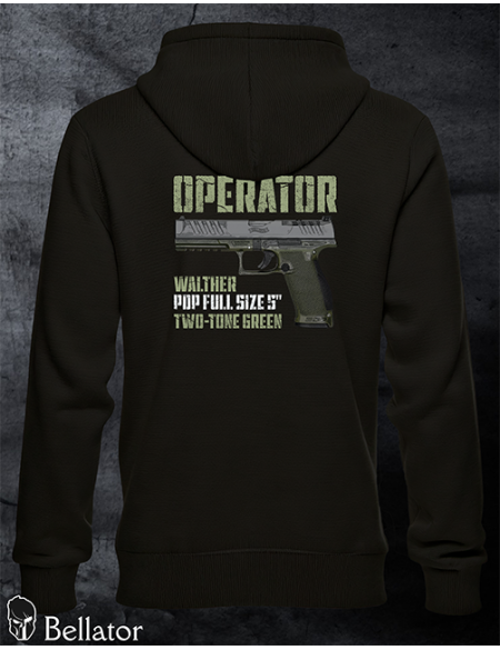 Sweatshirt Operator Walther PDP Full Size 5 Two-Tone Green black