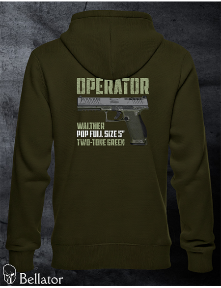 Sweatshirt Operator Walther PDP Full Size 5 Two-Tone Green black
