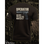 T-shirt Operator Walther PDP Full Size Match 5 black