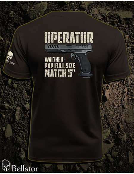 T-shirt Operator Walther PDP Full Size Match 5 black