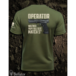 T-shirt Operator Walther PDP Full Size Match 5 black