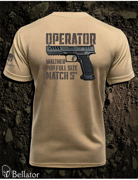 T-shirt Operator Walther PDP Full Size Match 5 black