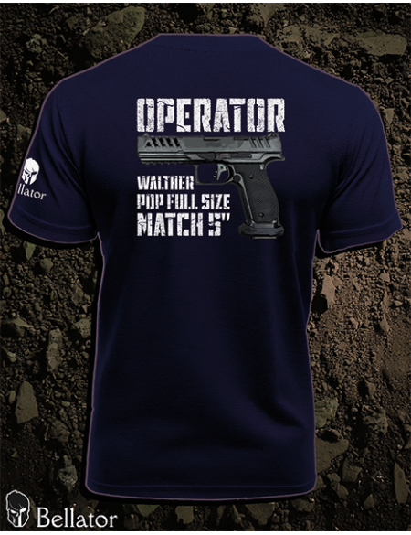 T-shirt Operator Walther PDP Full Size Match 5 black