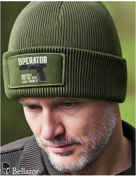 Knitted hat Operator Walther PDP Match Full Size Steel Frame 5 black
