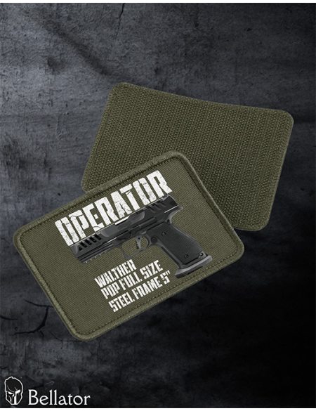 Walther PDP Match Full Size Steel Frame 5 patch with Velcro olive