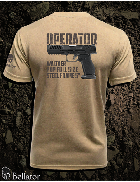 T-shirt Operator Walther PDP Match Full Size Steel Frame 5 black