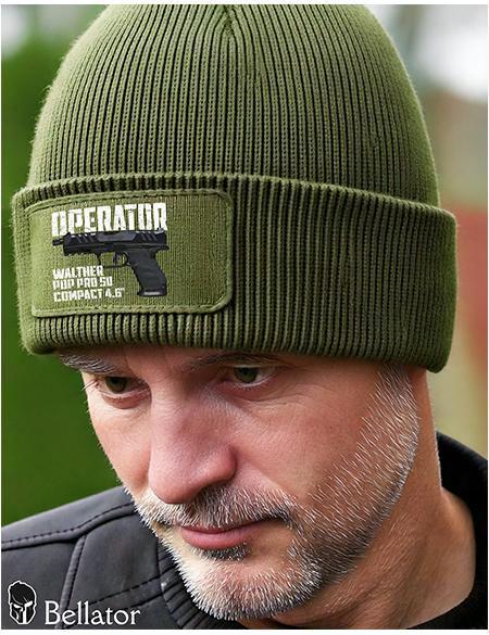 Knitted hat Operator Walther PDP Pro SD Compact 4.6 black