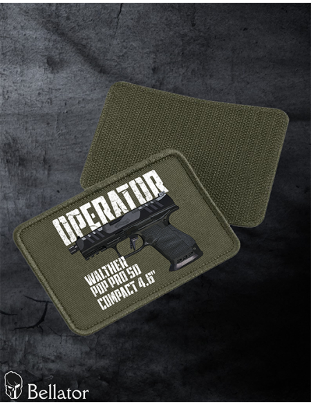 Walther PDP Pro SD Compact 4.6 patch with Velcro, olive