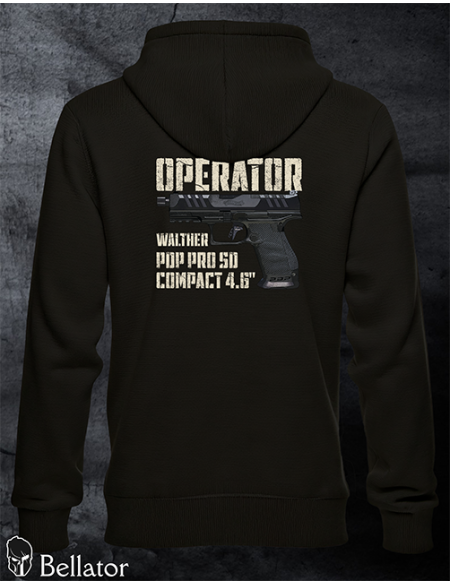 Sweatshirt Operator Walther PDP Match Full Size Steel Frame 5 black